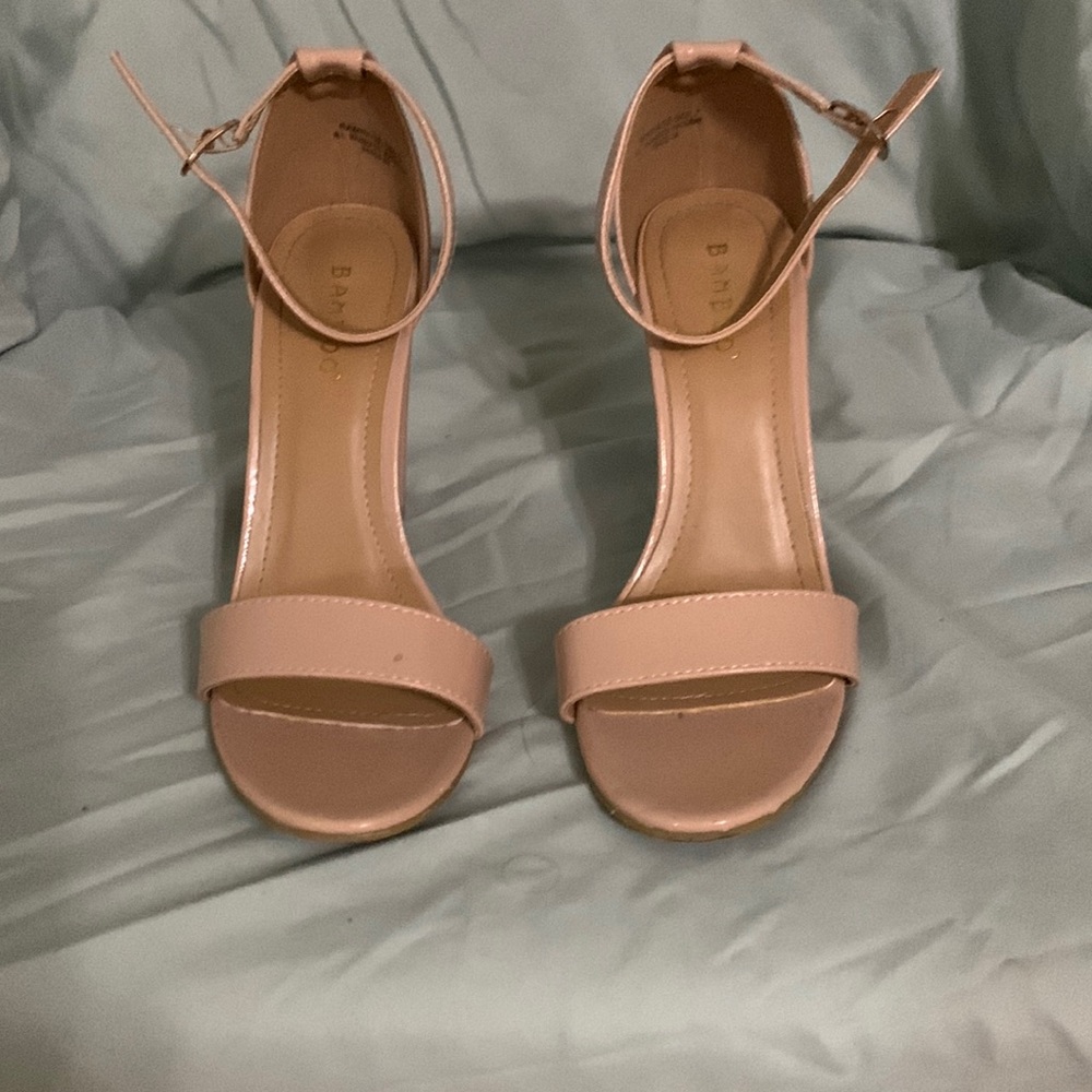 Block 4” heels with ankle strap